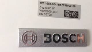Газовый котел BOSCH  gaz 6000w ремонт платы управления