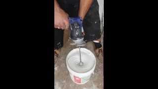 The Whip: Drywall Joint Compound Mixing