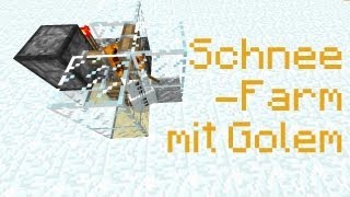Minecraft-Tutorial: Schneeballmaschine (Schneegolem) (PMT013)