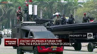 Jokowi Umumkan Aturan THR! PNS, TNI & Polri Dapat Penuh di 2024