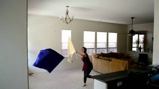 worship dance with adoration flags by zulay