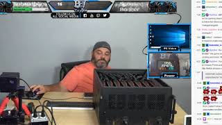 8x Sapphire RX 5700 XT 480MH@1030Watts Testing BitsBeTrippin