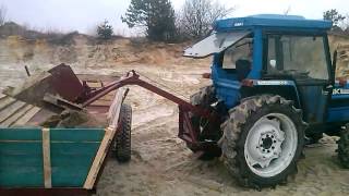 Саморобний погрузчик. Перший тест. Iseki 455.