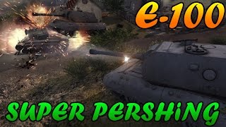 Men of War Assault Squad 2 - 7 E100 vs 25 SUPER PERSHING - 1946 - Editor Scenario #60