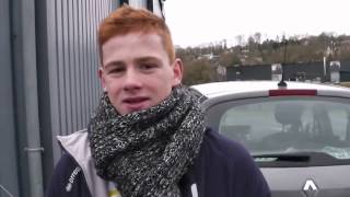 cyclo cross - Coupe de Normandie -  I T V  Thibault Valognes( vainqueur Juniors)