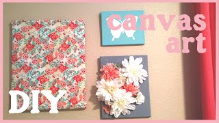 DIY Decor Idea | Canvas Art Trio