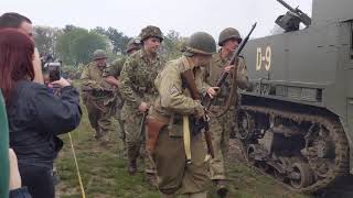 Tank battle at Old Bethpage Village