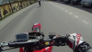 GO PRO hd supermoto ktm 640 , xr650r