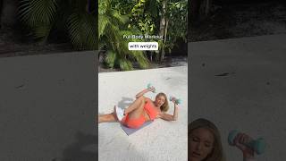 Full Body Weighted Workout! #rebeccalouise #fullbodyworkout #workoutroutine #absworkout