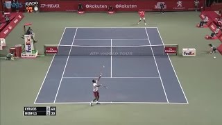 Monfils leaps but Kyrgios breaks: Rakuten Open SF 2016