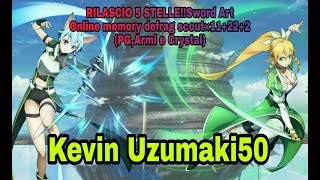 RILASCIO 5 STELLE!!Sword Art Online memory defrag scout×11+22+2(PG,Armi e crystal)+nuova intro