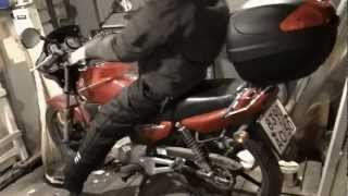 YBR-125 поставил новый задний кофр Givi 30 литров