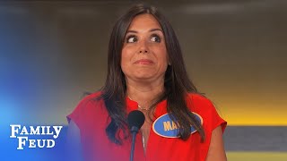 Forget the bouquet. This bride's tossing her... | Family Feud