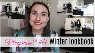 VLOGMAS #4 | Winter LOOKBOOK | COME INDOSSARE IL CAPPOTTO NERO | Silvia Arossa