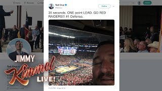 Sad Senator Ted Cruz Jinxed Texas Tech