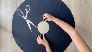 Hice FALDA CIRCULAR fácil en 3 Minutos ⭕ DIY SKIRT TUTORIAL, CLOTHES IDEAS COOL AND SIMPLE