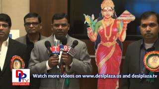Mahender Reddy giving Press note @ DATA Banquet Night - 2012