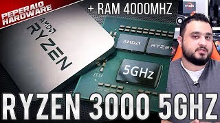 AMD RYZEN 3000 poderá chegar à 5Ghz em Overclock, RAM 4000 Mhz+, Latência cai drasticamente [RUMOR]