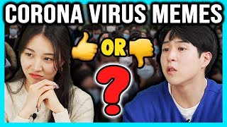 Koreans React To Corona Virus MEMES Discrimination, Anti Chinese racism, Anti Asian racism)