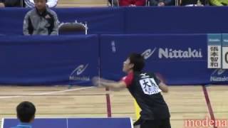 張本 智和 (Tomokazu Harimoto) VS 大島 祐哉 (Yuya Oshima)