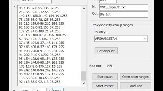 VNC scanner GUI v1.2. 2 шаг (2 часть)