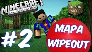 MAPAS WIPEOUT #2 MCPE 0.13.0 | MINECRAFT POCKET EDITION | NELSON MCPE | DESCARGAR