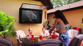 Outdoor TV Cover - The TV Shield Watch tv outside.