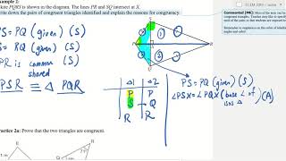 Congruence test practice qn p1
