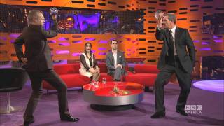ANTONIO BANDERAS & SALMA HAYEK: Sword-Fighting with Graham (The Graham Norton Show)