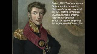 Chansons maçonniques belges#2="Du bon Prince"