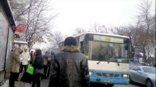 Bus stop Almaty part one
