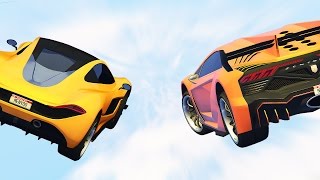 СУМАСШЕДШИЕ ГОНКИ ПО БОЛЬШИМ СПИРАЛЯМ В GTA 5 ONLINE (ГТА 5 ГОНКИ)