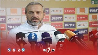 هذا ما قاله المدرب الجديد للوداد " دوصابر" في الندوة الصحفية قبل المواجهة المرتقبة ضد إتحاد العاصمة