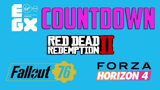 Countdown To EGX 2018 With Jake And Anara - Red Dead Redemption 2, Fallout 67, Forza Horizon 4!