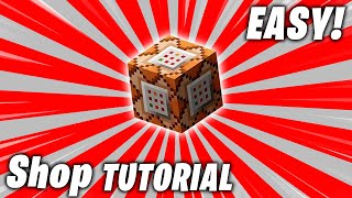 Minecraft PS4 : COMMAND BLOCK SHOP + Geld Währung   / MCPE / Bedrock / Xbox /Java