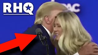 Awkward: Trump Kisses Rejected By Swimming Champion