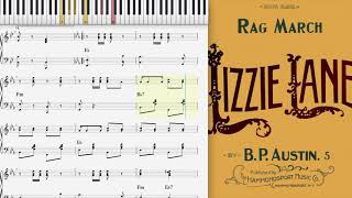 Lizzie Lane by B. P. Austin (1899, Ragtime Cake Walk)