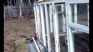 Как крепить  на крыше теплицы плёнку политилена