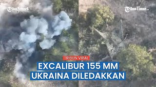 Detik-detik Proyektik Berpemandu Excalibur 155mm Hancur Total