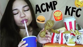 АСМР ИТИНГ КФС? ЗВУКИ РТА? ШЁПОТ ПОЕДАНИЕ ФАСТФУДА| ASMR KFS Chicken MOUTH SOUNDS? whisper