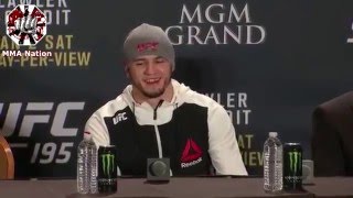 Как Туменова на пресске журналист перепутал с Лоулером (перевод MMA Nation)