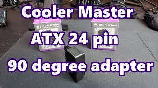 Coolermaster ATX 24 pin 90 degree adapter for MoBo