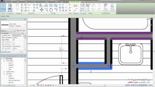 9. تحرير نوع الجدار والأبعاد المؤقّتة Edit Type Wall & Temporary Dimensions