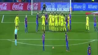 Lionel Messi vuelve a marcar un fantástico gol de tiro libre