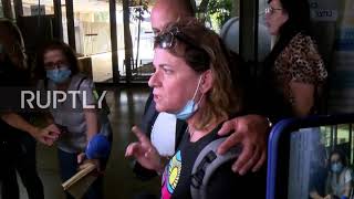 Israel: Relatives of Italian cable-car disaster survivor arrive for Tel Aviv custody hearing