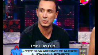 El pipi Silva amenazo de muerte a una Pombo