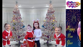 KAR YAĞMIŞ YILBAŞI AĞACI SÜSLEDİK. DEDENİN EVİNE BEYAZ YILBAŞI AĞACI. EĞLENCELİ ÇOCUK VİDEOSU