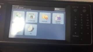 Access Network Settings Xerox Workcentre 7556 7545 7535 7525 install TCP IP printer via dhcp mode720