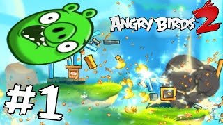 Angry Birds 2 Gameplay Part 1 - Cobalt Plateaus Feathery Hills Walkthrough
