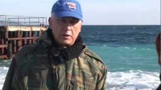 Cape Pitsunda - storm. Abkhazia._Мыс Пицунда - шторм. Абхазия. 20121124041847